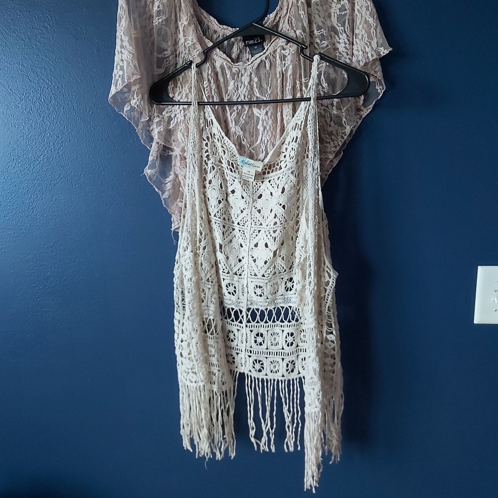 Bundle of 2 Tank top covers, Excellent condition